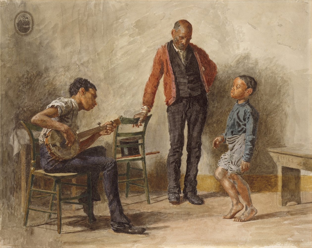 Lekcja tańca autorstwa Thomas Cowperthwait Eakins