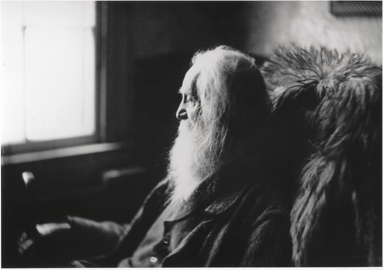 Walt Whitman w Camden, N.J., ok. 1891 (srebrny wydruk na papierze) autorstwa Thomas Cowperthwait Eakins