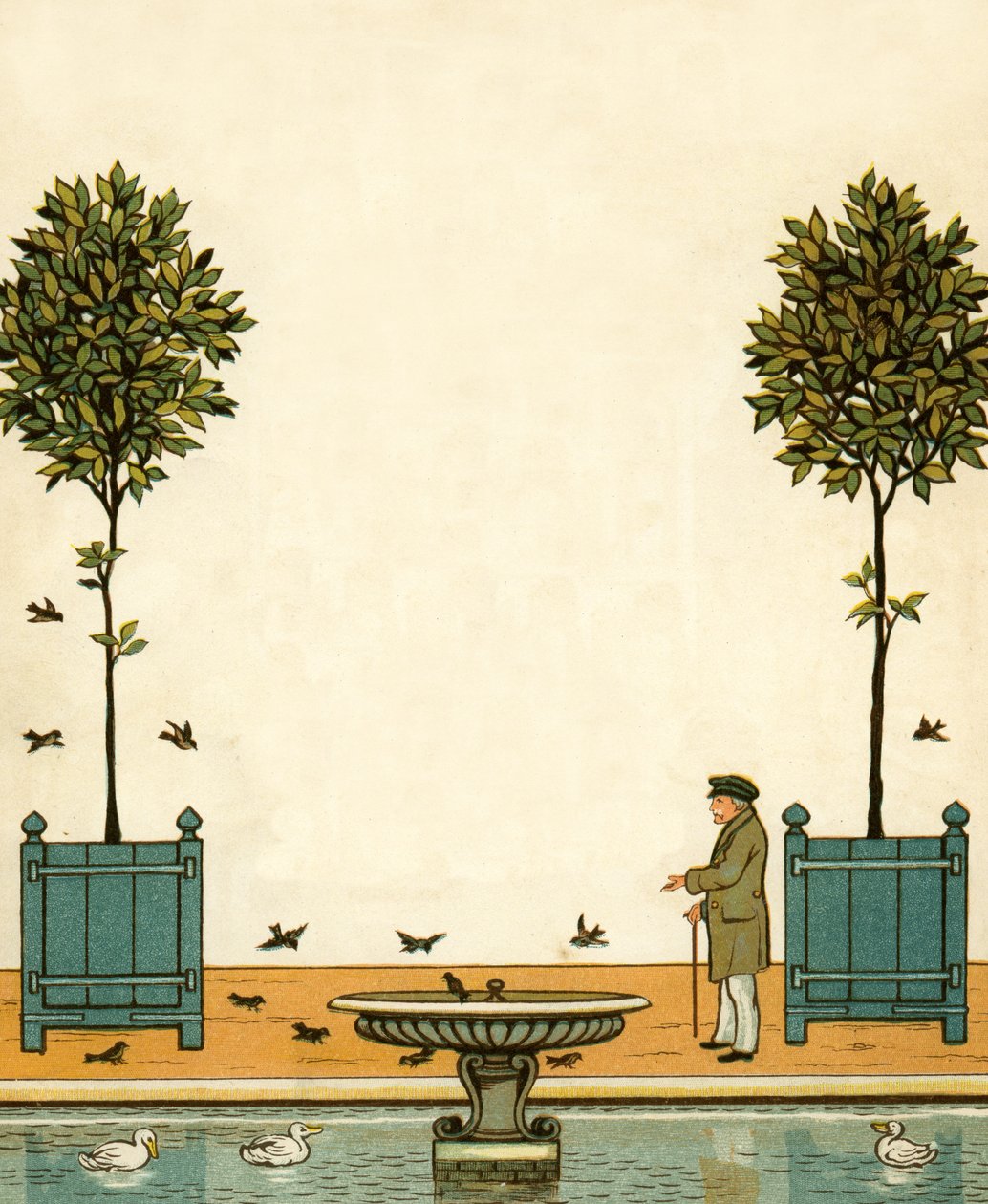 W ogrodach Tuileries - les jardins autorstwa Thomas Crane
