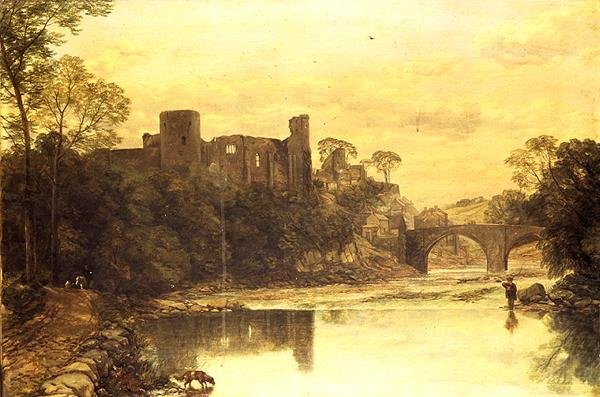 Zamek Barnard na koszulkach (olej na płótnie) autorstwa Thomas Creswick