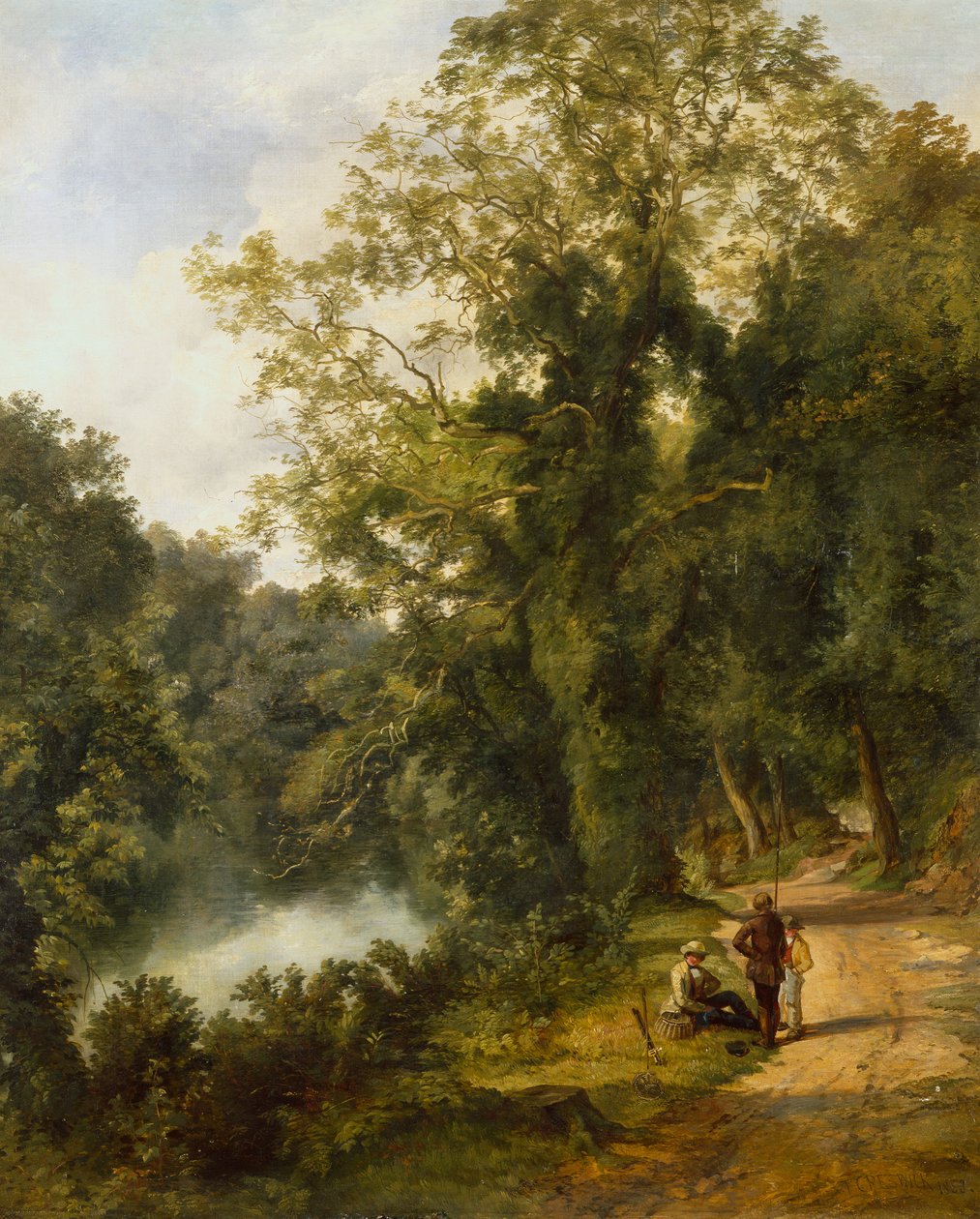 Opowieści rybaków autorstwa Thomas Creswick