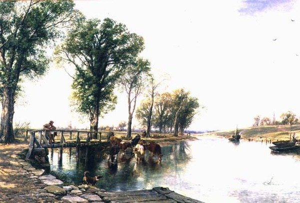 Trentside autorstwa Thomas Creswick