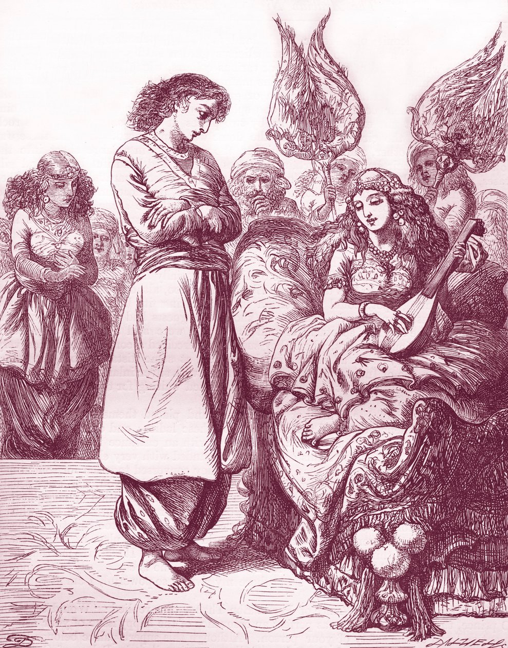 Opowieść o arabskich nocach - autorstwa Thomas Dalziel