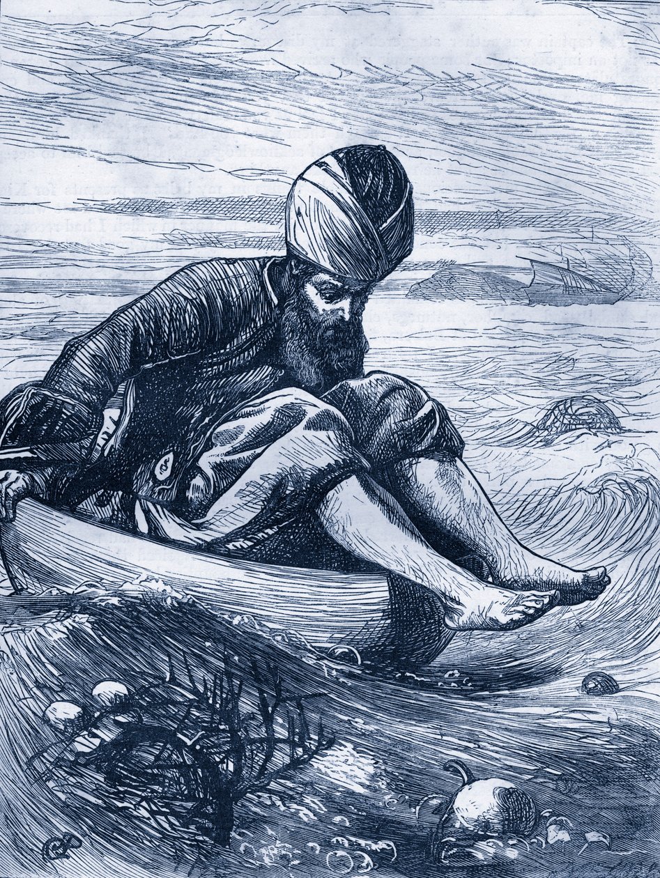 Historia Sindbada autorstwa Thomas Dalziel