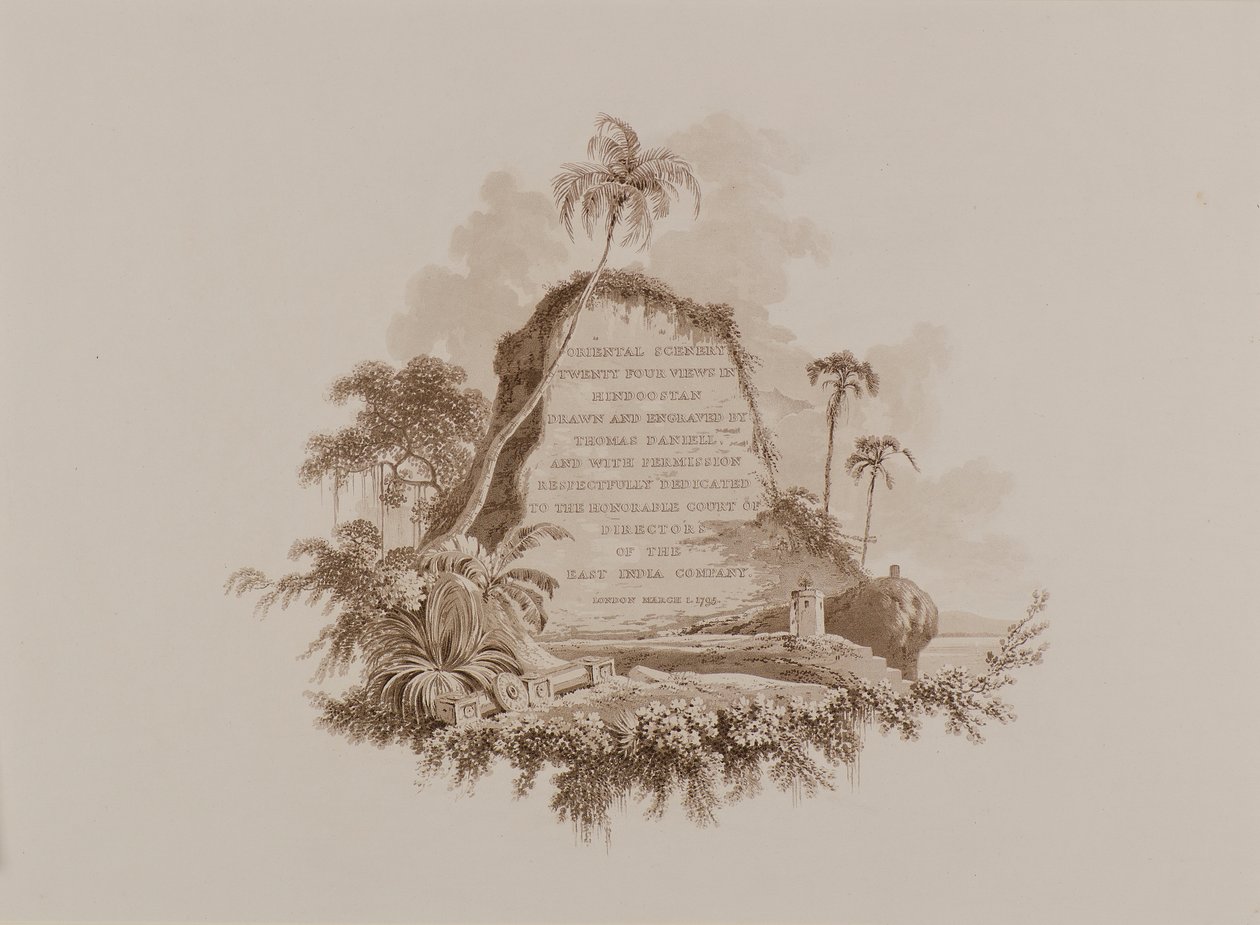 Fronton autorstwa Thomas Daniell
