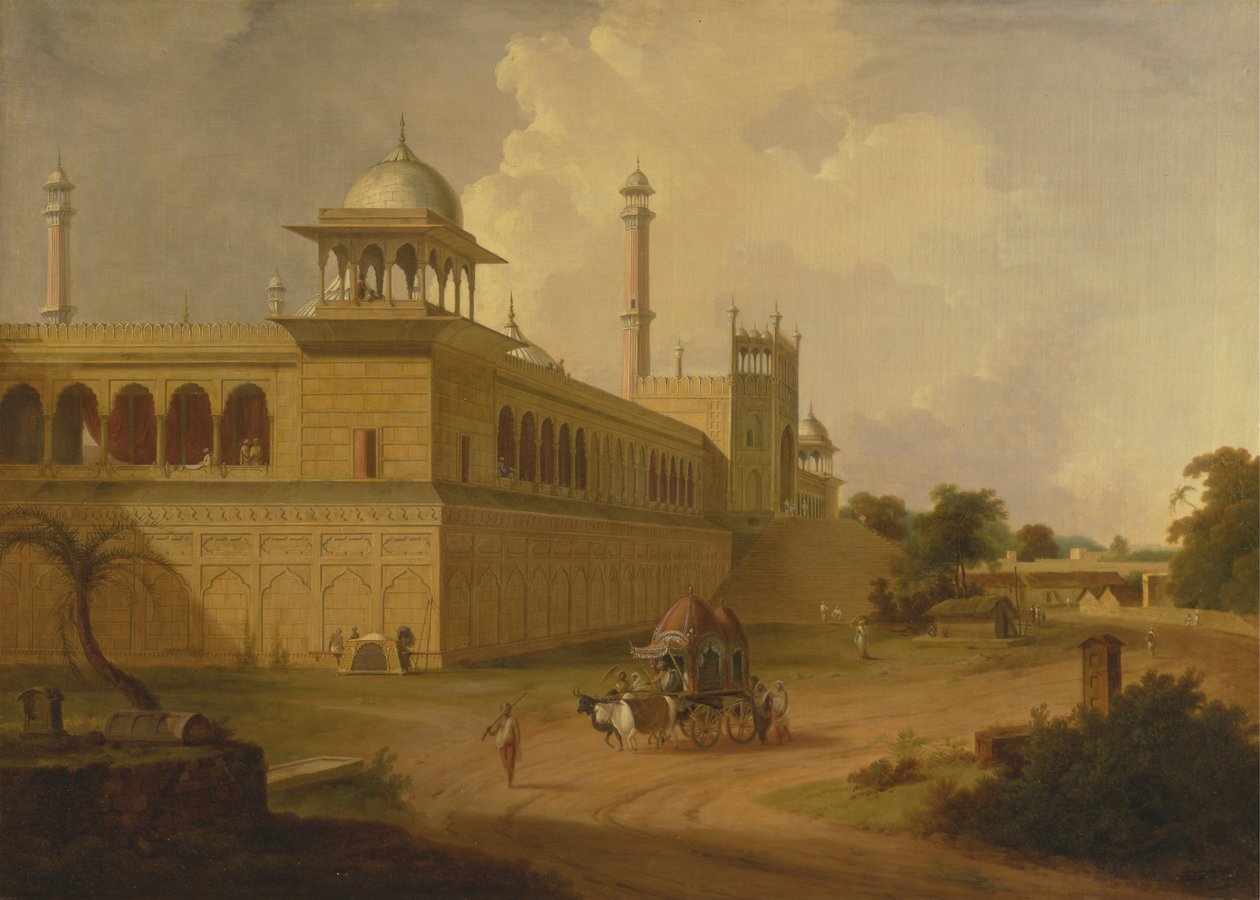 Jama Masjid, Delhi autorstwa Thomas Daniell