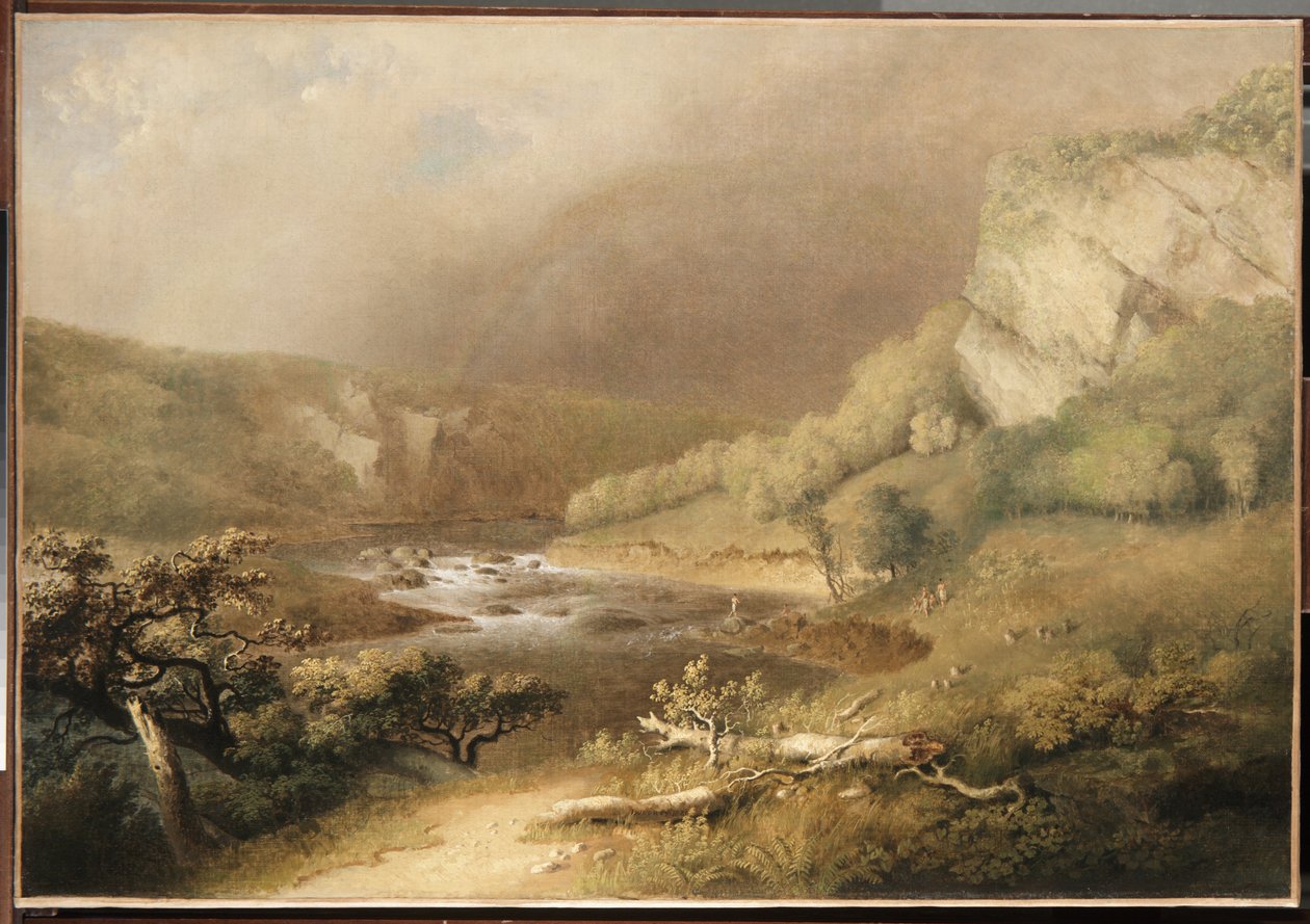 Rzeka Rapids, 1825 autorstwa Thomas Doughty