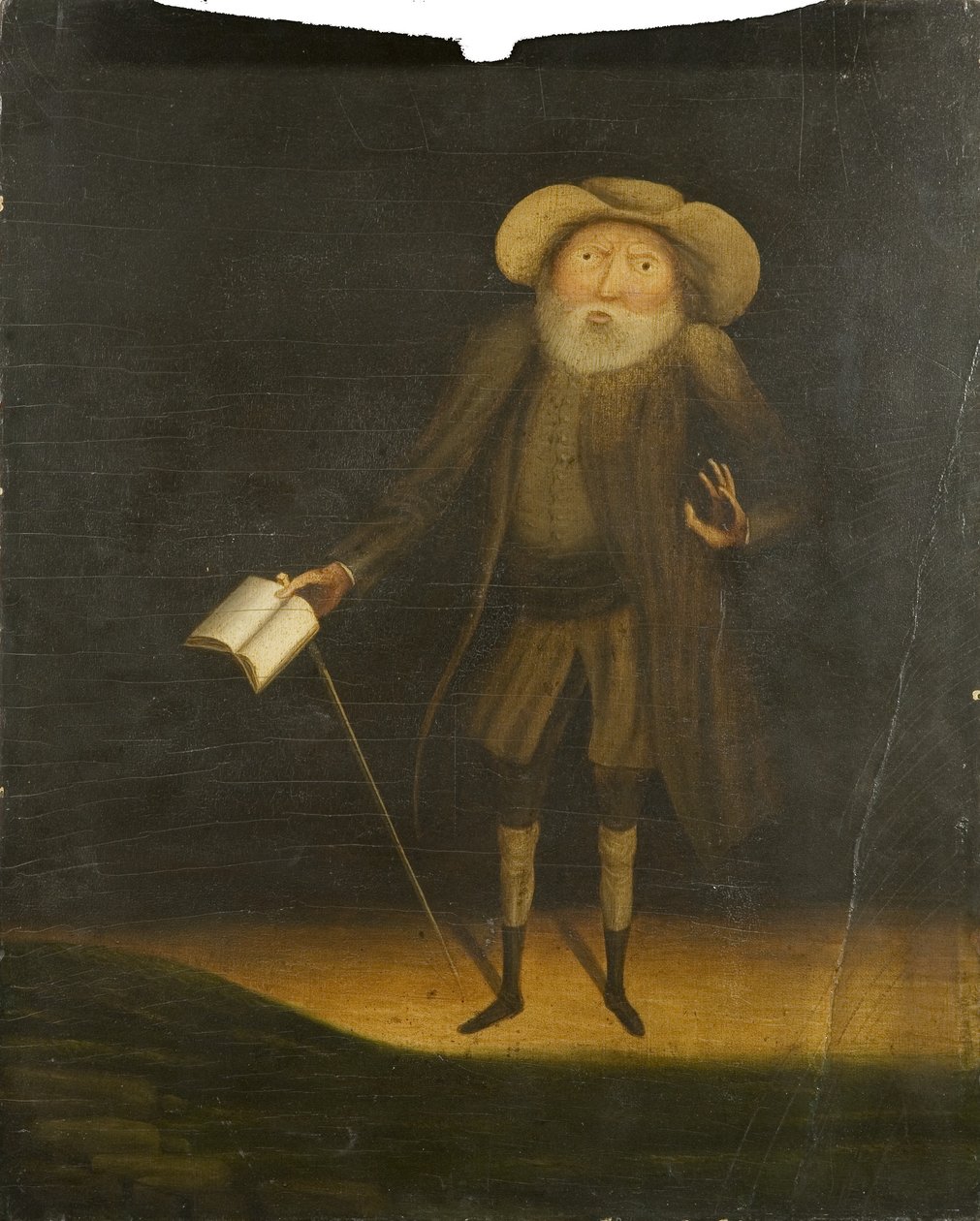 Portret Benjamina Lay autorstwa Thomas Dr Pole