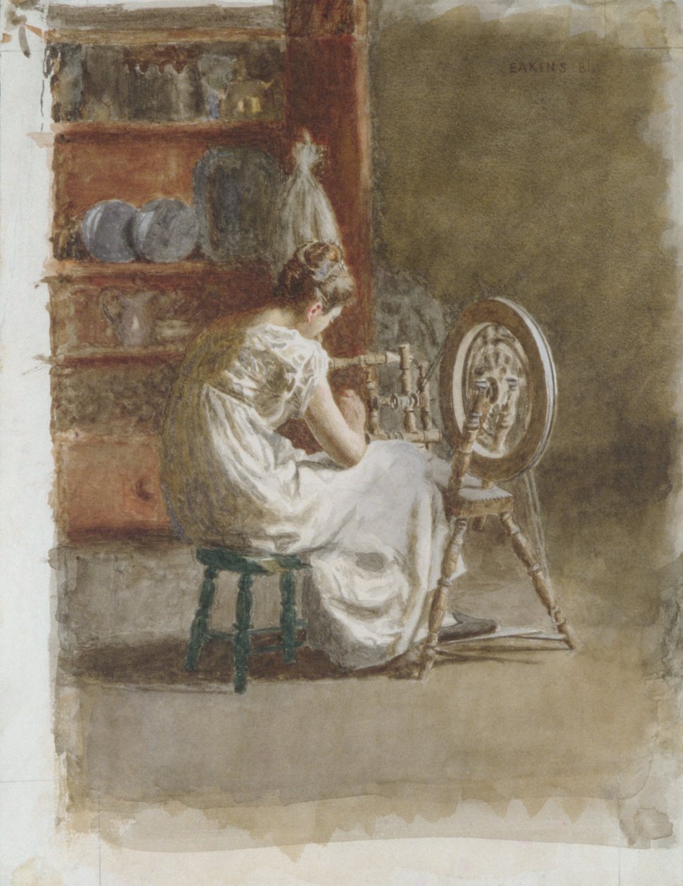 Domowa tkanina autorstwa Thomas Eakins