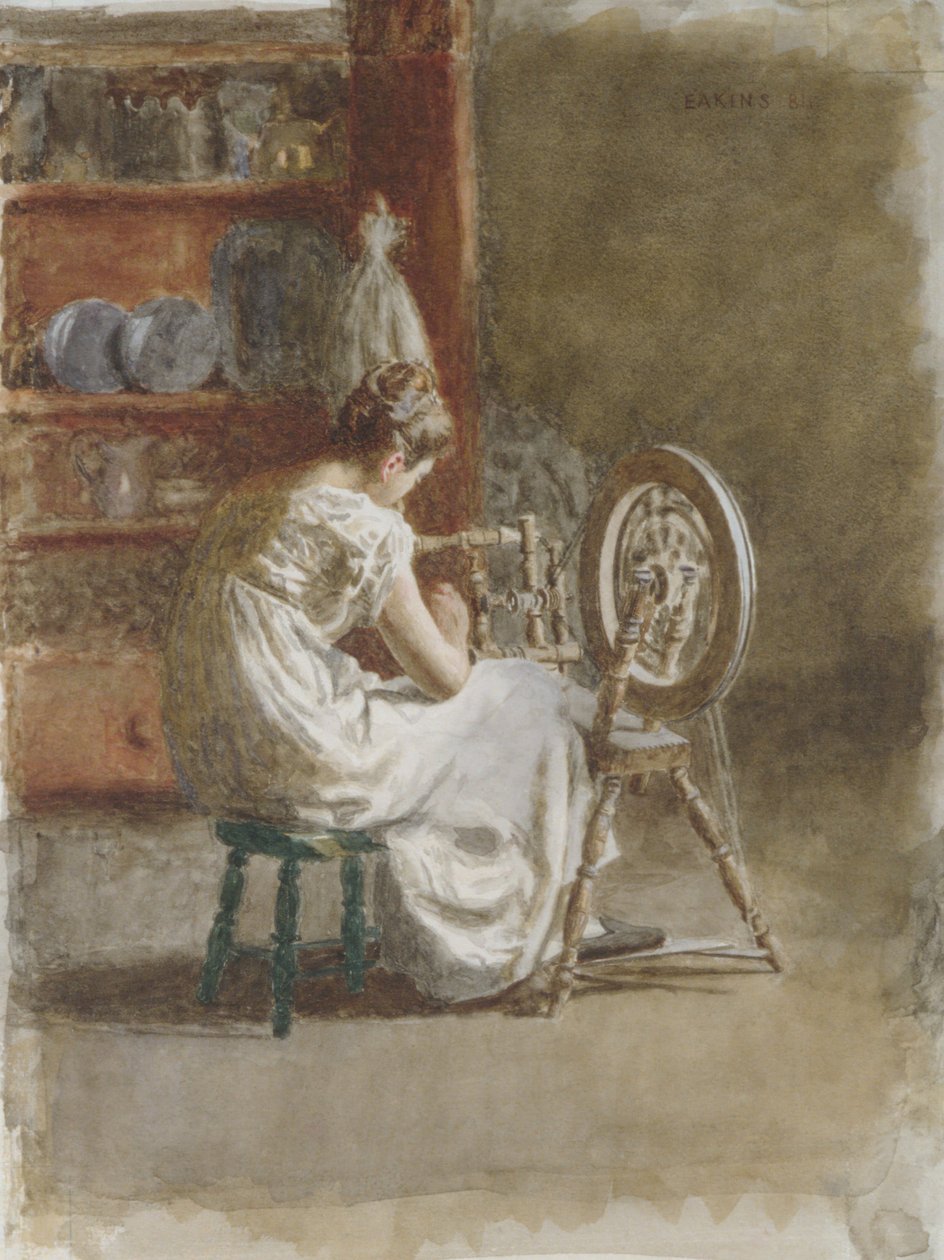 Samodział, 1881. autorstwa Thomas Eakins