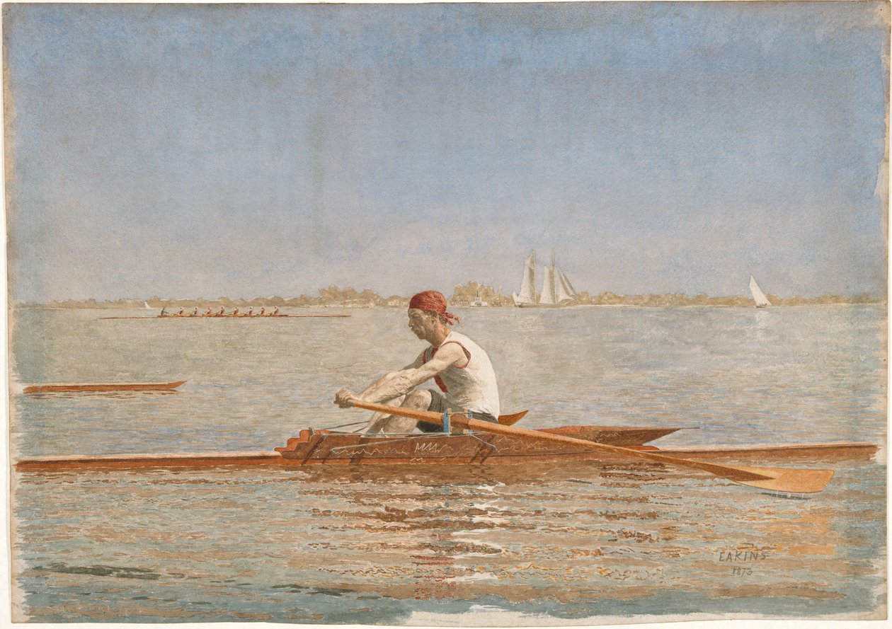 John Biglin w jedynce autorstwa Thomas Eakins