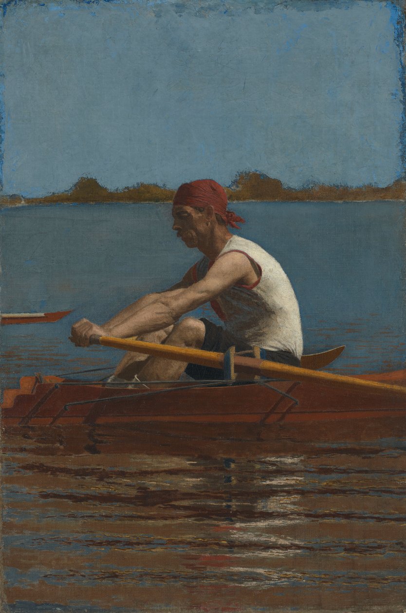 John Biglin w jedynce autorstwa Thomas Eakins