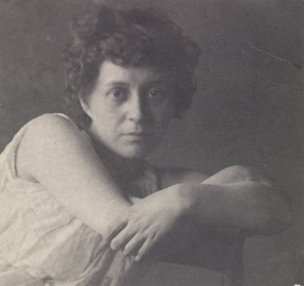 [Katherine Cook w stroju z epoki] autorstwa Thomas Eakins