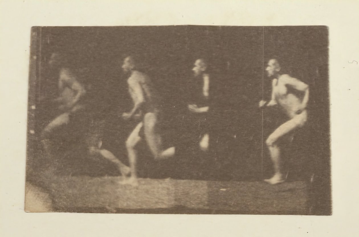 Fotografie Marey Wheel Thomasa Eakinsa, 1884. autorstwa Thomas Eakins