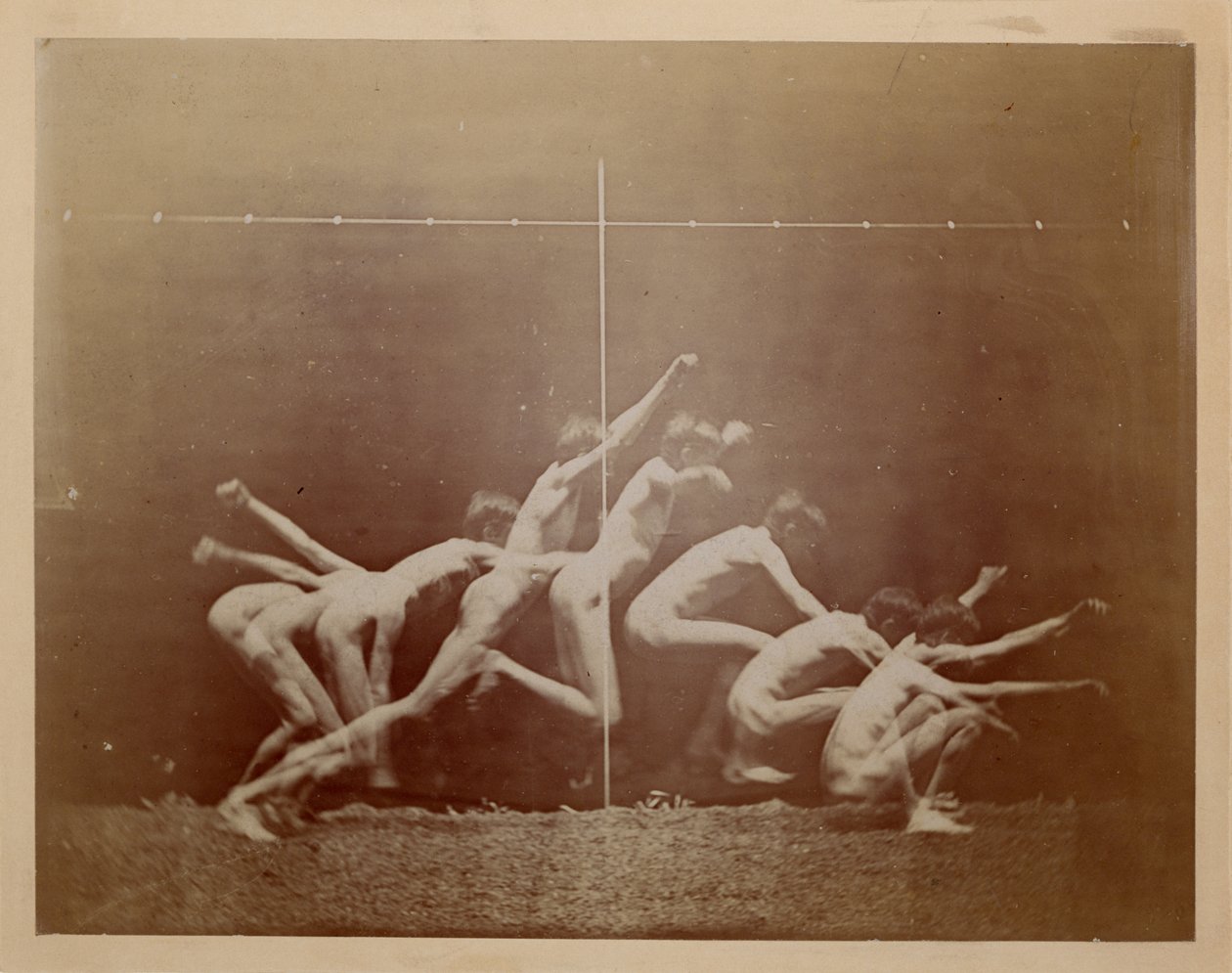 Fotografie kołowe Mareya niezidentyfikowanego modela autorstwa Thomas Eakins