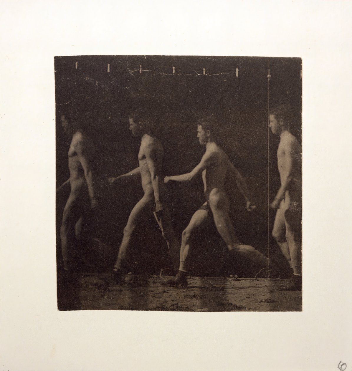 Fotografie Marey Wheel niezidentyfikowanego modelu, c. 1884. autorstwa Thomas Eakins