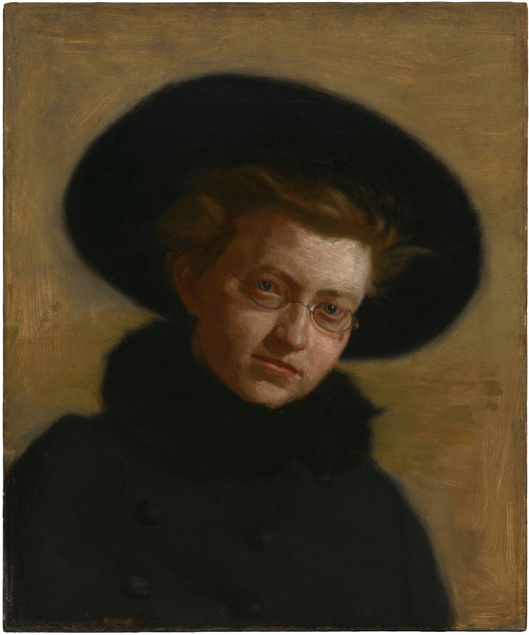 Portret Lillian Hammit (Dziewczyna w dużym kapeluszu) autorstwa Thomas Eakins