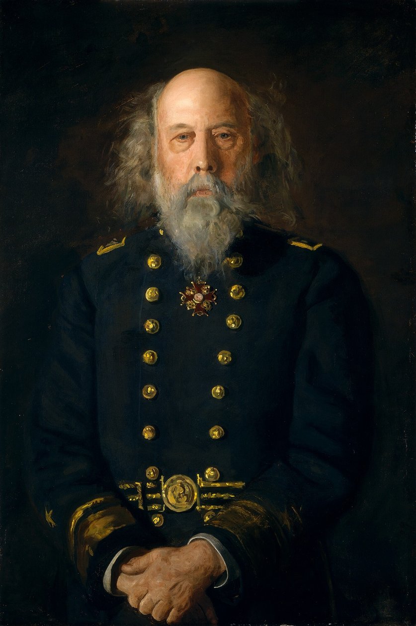 Kontradmirał George W. Melville autorstwa Thomas Eakins