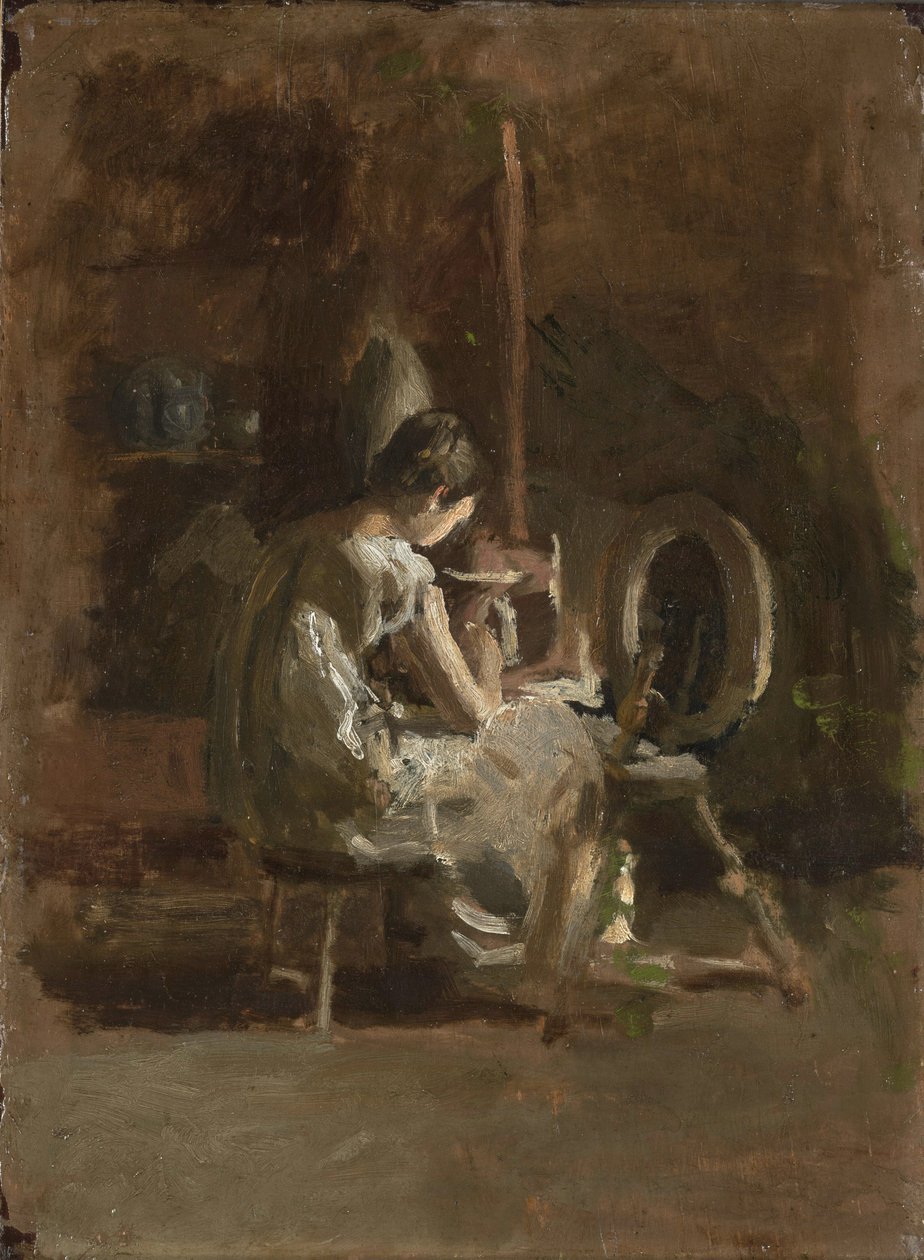 Szkice do „Home-Spun”, 1881 autorstwa Thomas Eakins