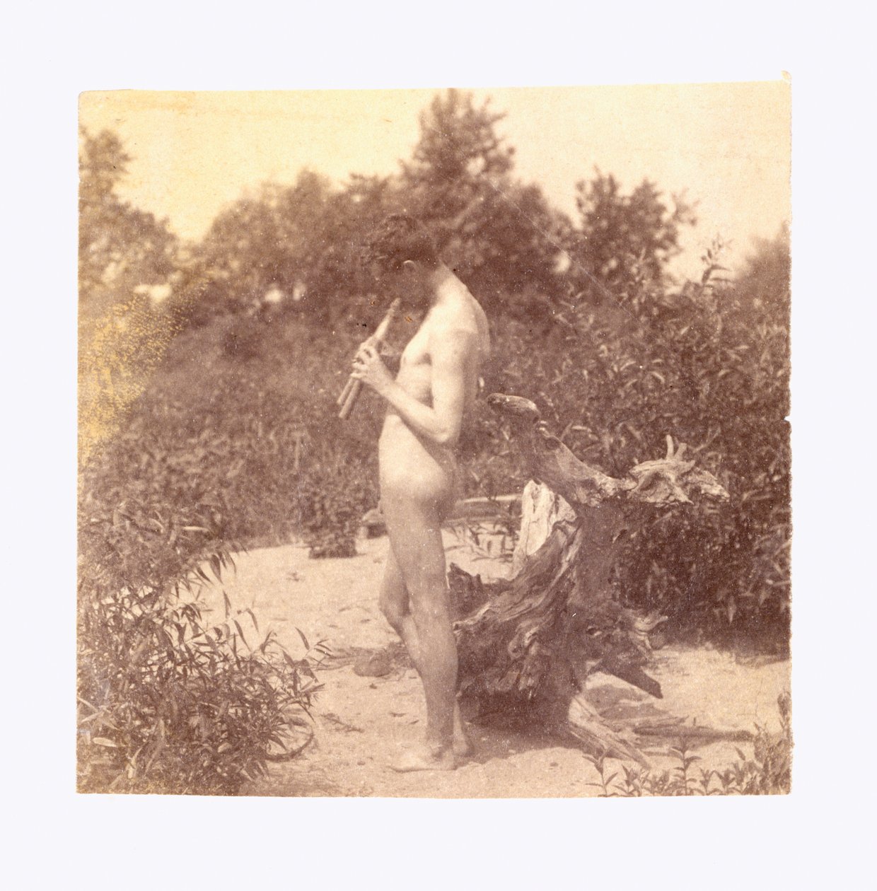 Stehender Pfeifer (Studie für "Arkadia") autorstwa Thomas Eakins