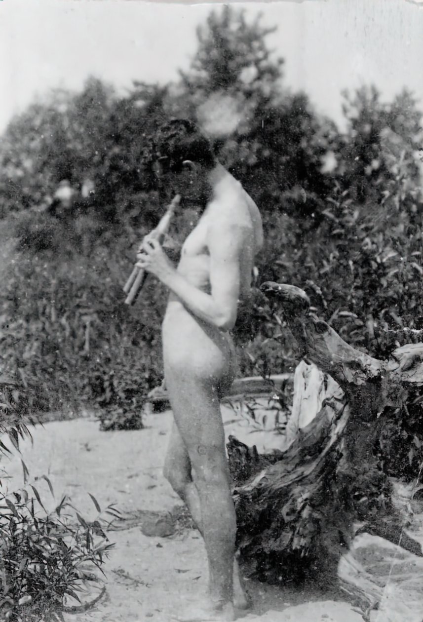 Studium Stałego Dudziarza dla Arkadii, ok. 1930 1883. autorstwa Thomas Eakins