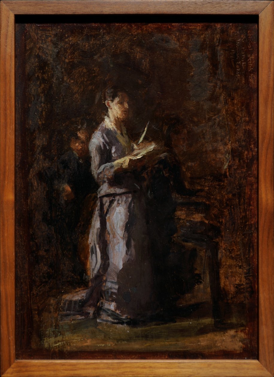 Studium do „Patetycznej pieśni” autorstwa Thomas Eakins