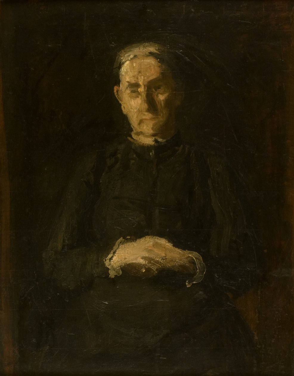 Studium do „Portretu pani Elizabeth Duane Gillespie” autorstwa Thomas Eakins