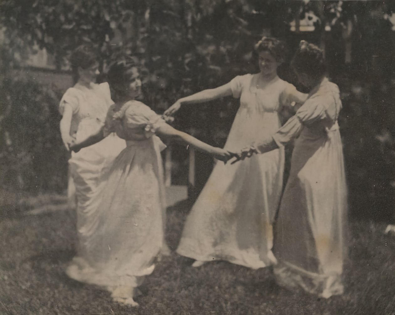Susan Hannah Macdowell, Niezidentyfikowana dziewczyna, Elizabeth Macdowell i prawdopodobnie Mary Macdowell..., c. 1 autorstwa Thomas Eakins