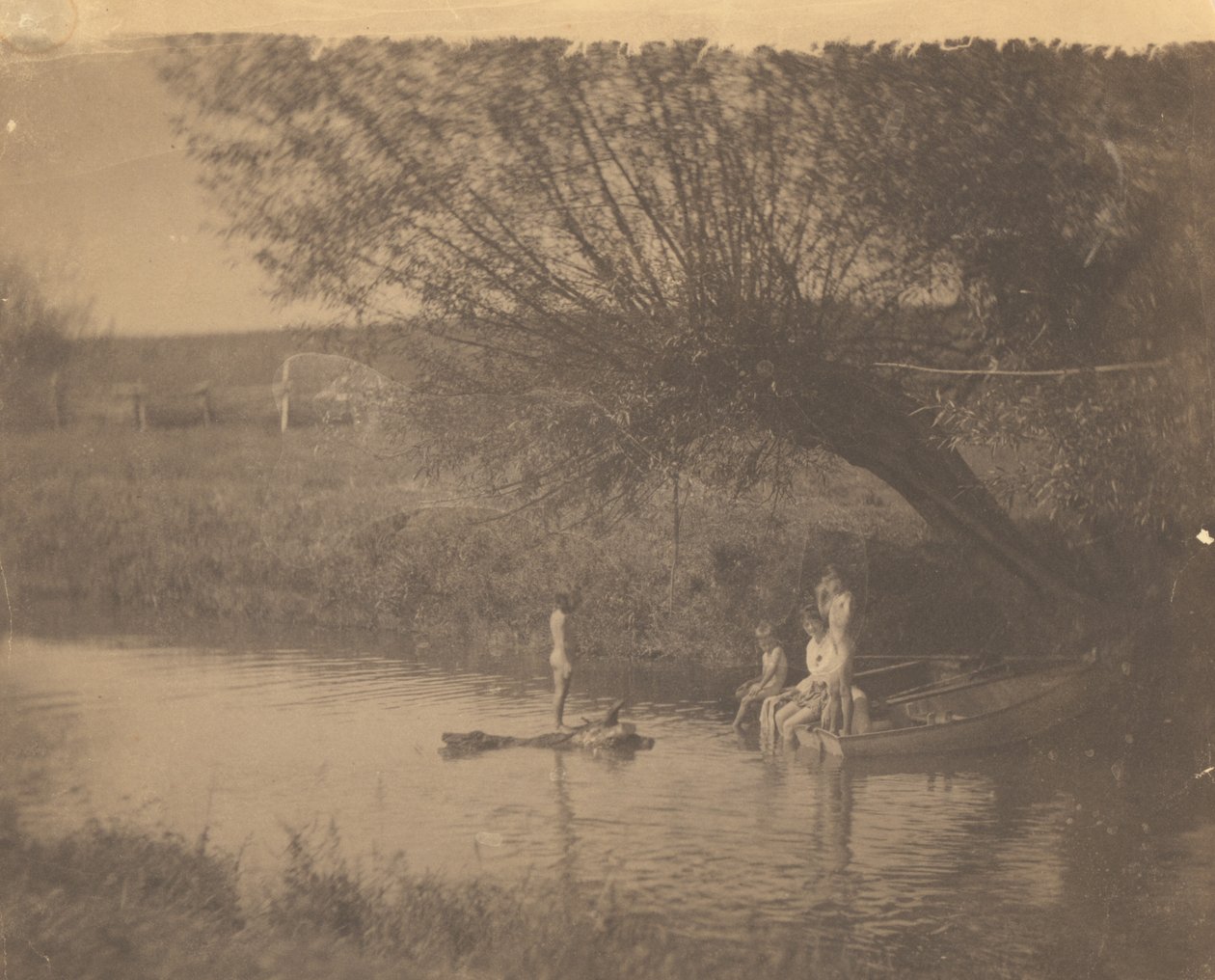 [Susan Macdowell i dzieci Crowellów w Avondale w Pensylwanii] autorstwa Thomas Eakins