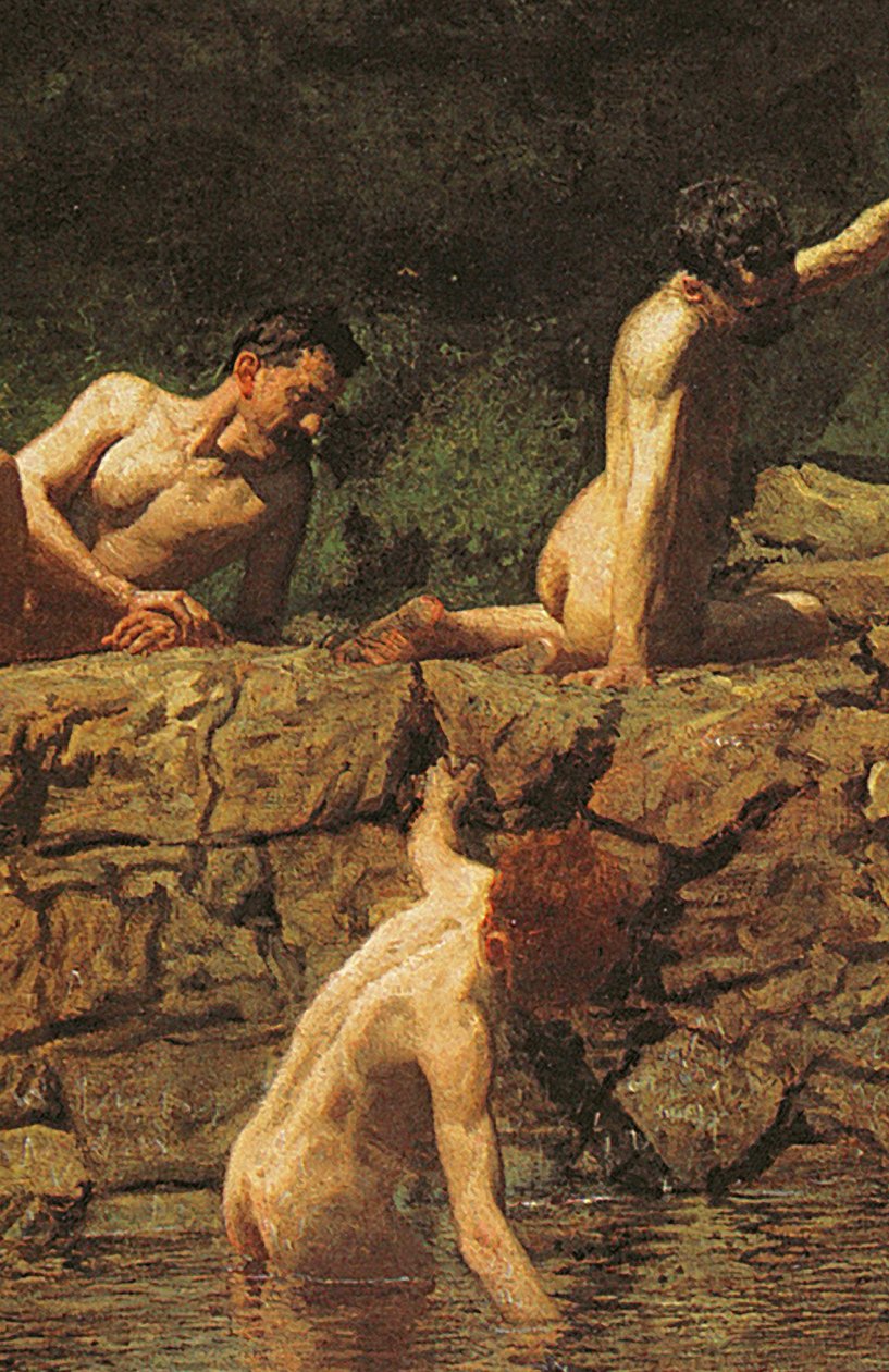 Otwór do pływania, 1885 autorstwa Thomas Eakins