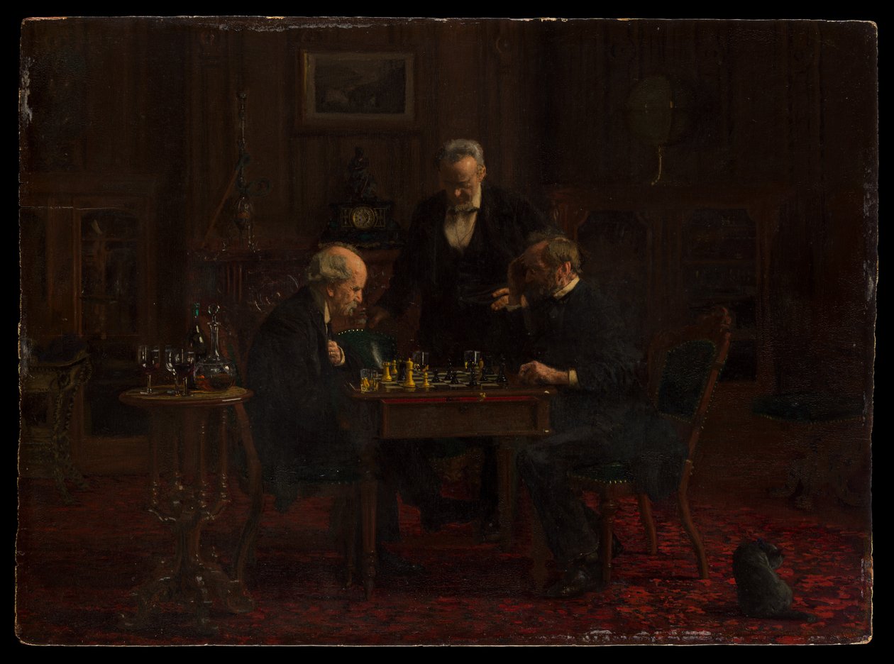 Szachiści autorstwa Thomas Eakins