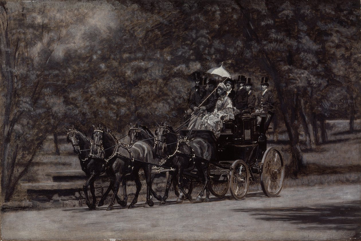 Czwórka Fairman Rogersa (Majowy poranek w parku) autorstwa Thomas Eakins