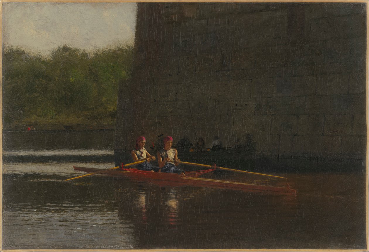 Wioślarze (Bracia Schreiber) autorstwa Thomas Eakins