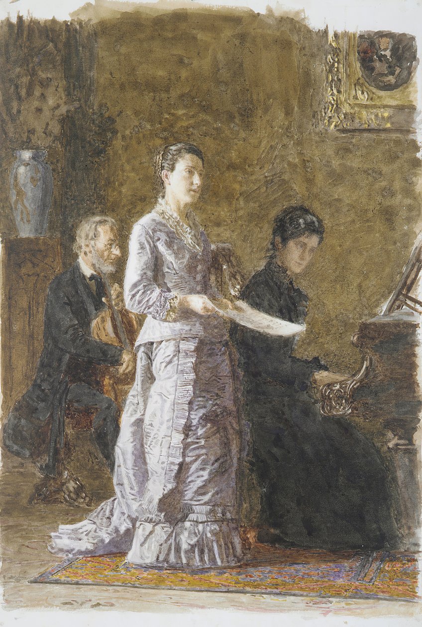 Żałosna piosenka, 1881. autorstwa Thomas Eakins