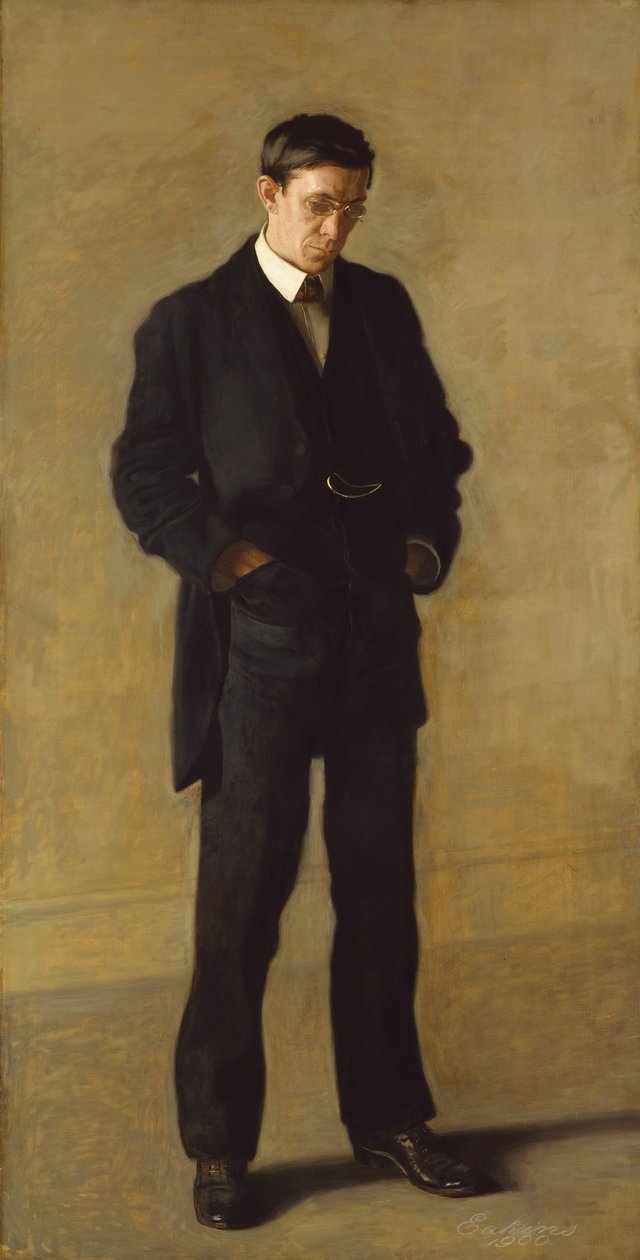 Myśliciel: Portret Louisa N. Kentona, 1900. autorstwa Thomas Eakins