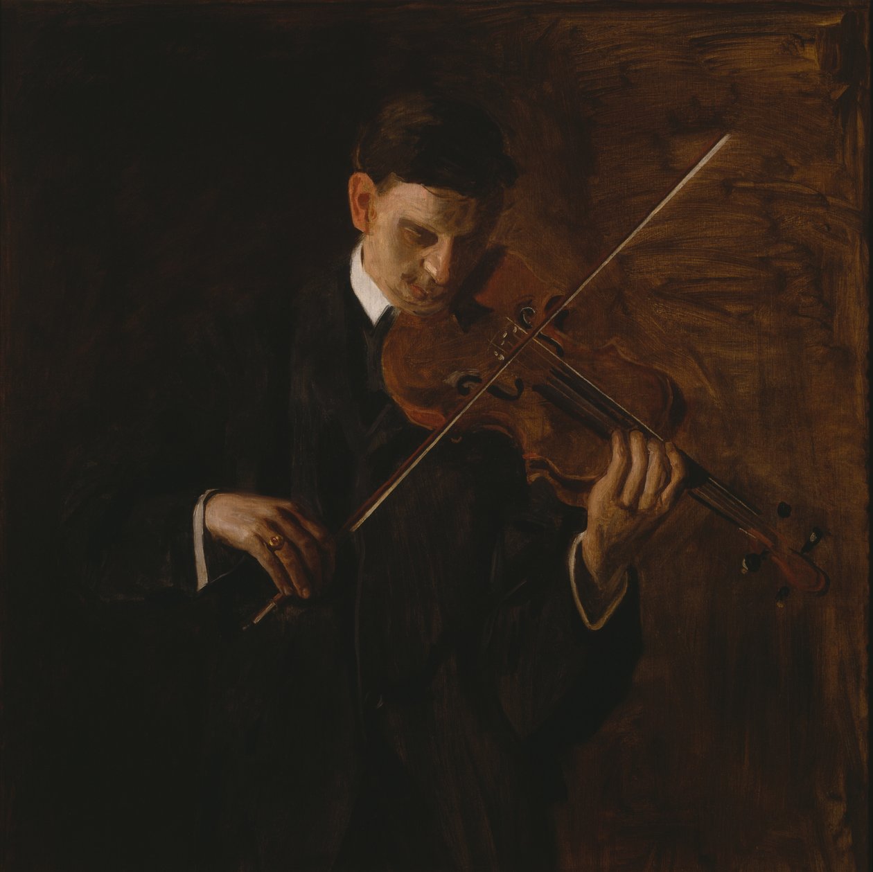 Skrzypek autorstwa Thomas Eakins