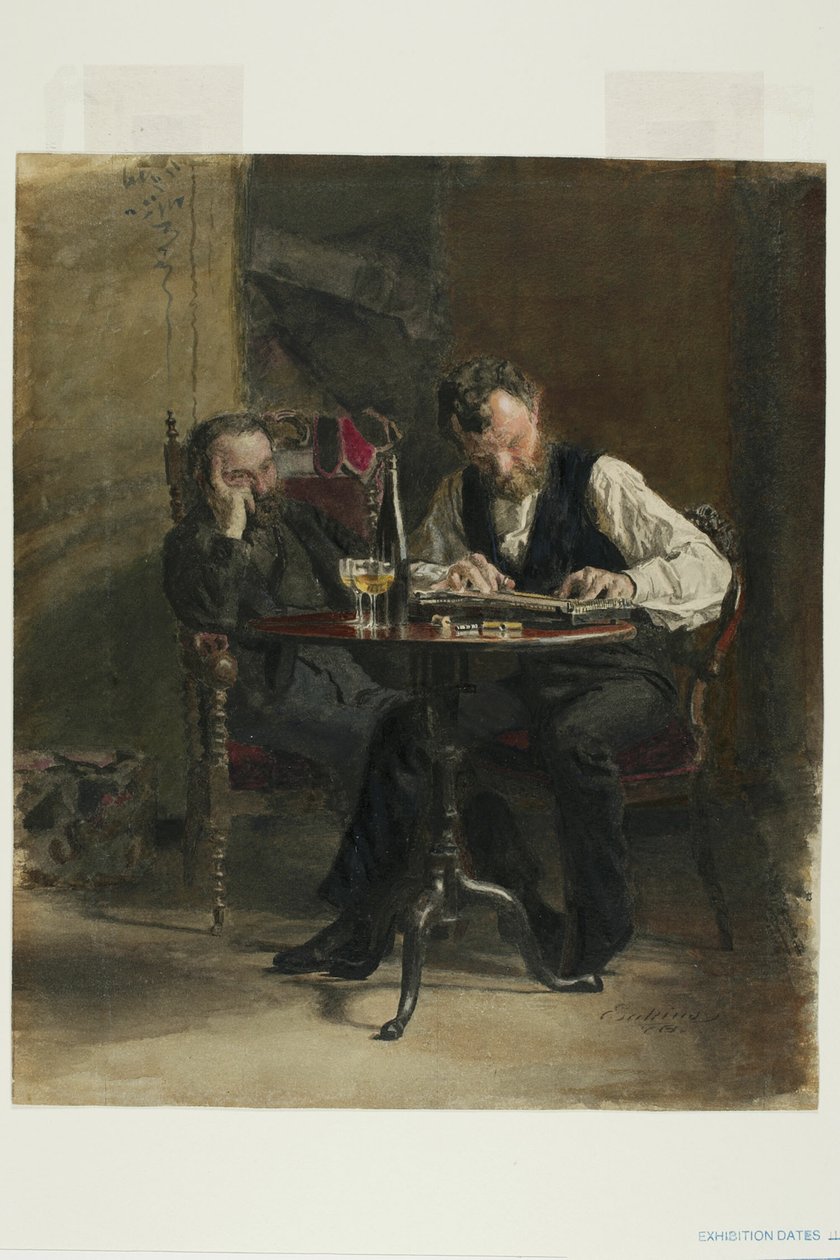 Gracz cytry autorstwa Thomas Eakins