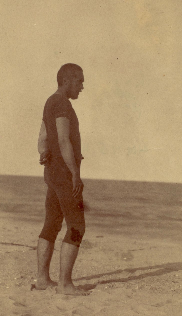 Thomas eakins w kostiumie kąpielowym, 1884 autorstwa Thomas Eakins
