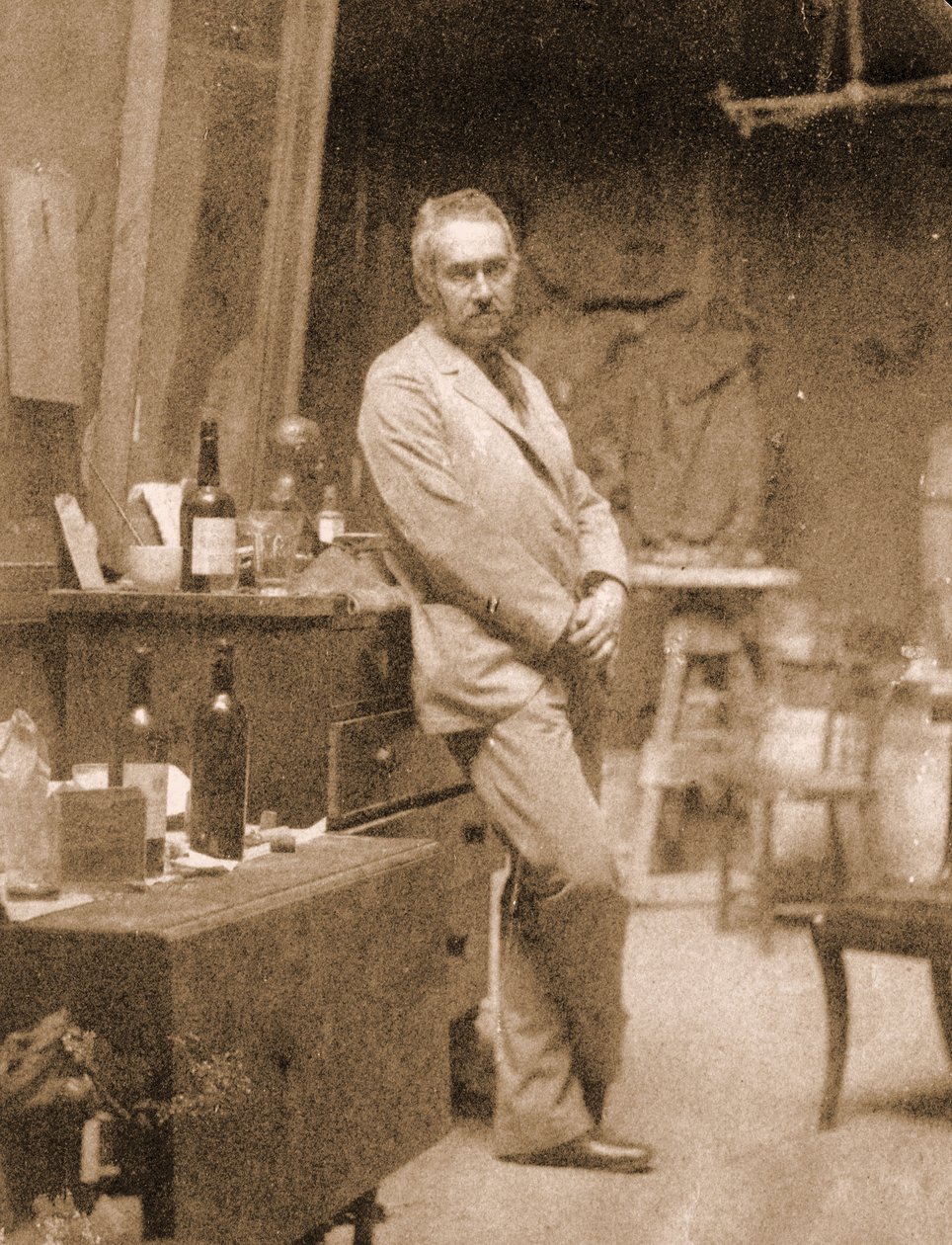 Thomas eakins w swoim gabinecie, 1889 autorstwa Thomas Eakins