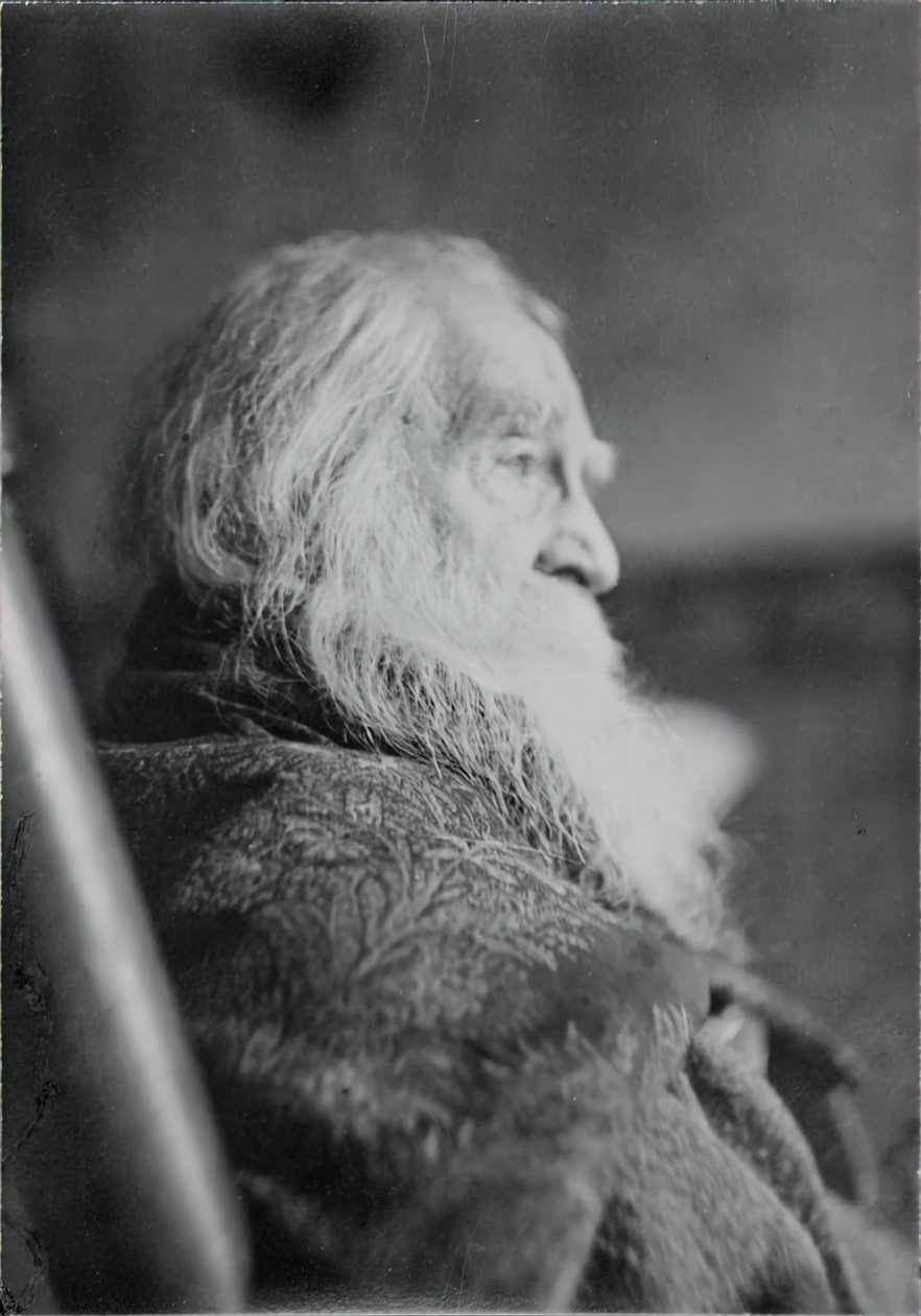 Walt Whitman w Camden, NJ, c. 1891. autorstwa Thomas Eakins
