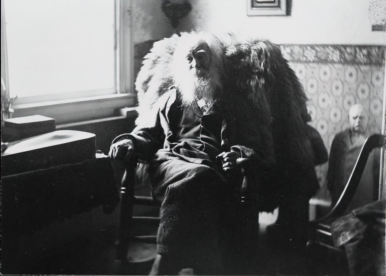 Walt Whitman w Camden, NJ, c. 1891. autorstwa Thomas Eakins