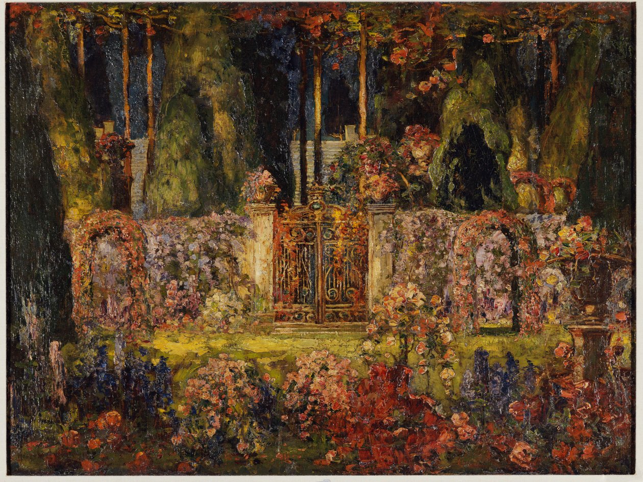 Bramy dworskie autorstwa Thomas Edwin Mostyn