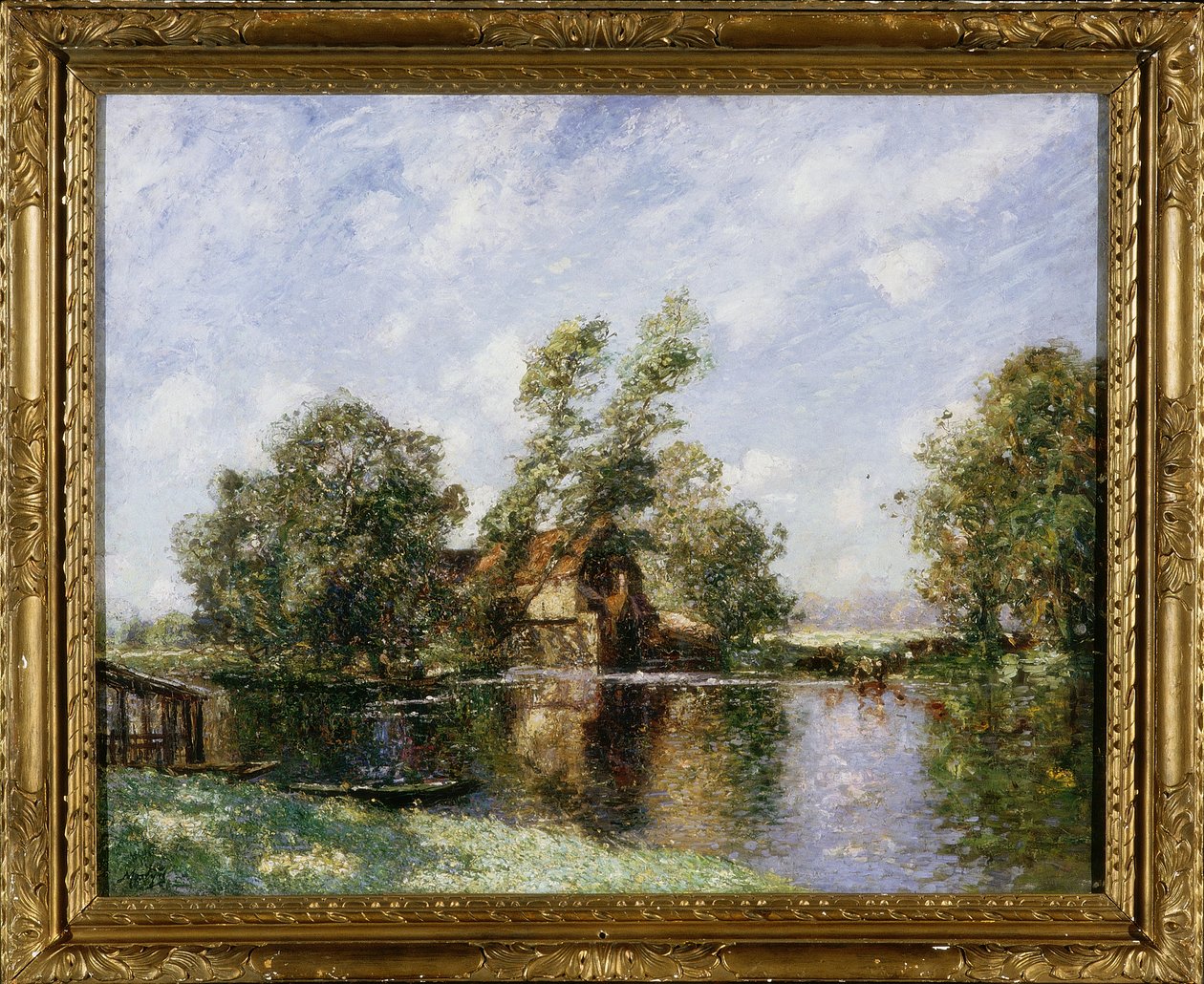Stary młyn, Houghton, Cambridgeshire, c.1907 autorstwa Thomas Edwin Mostyn