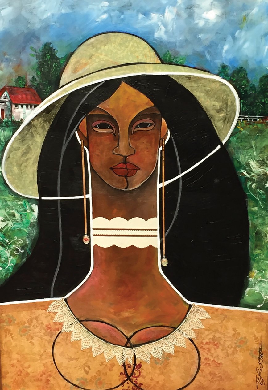 Bella, 2014 (mieszane media na płótnie) autorstwa Thomas Elias Lockhart