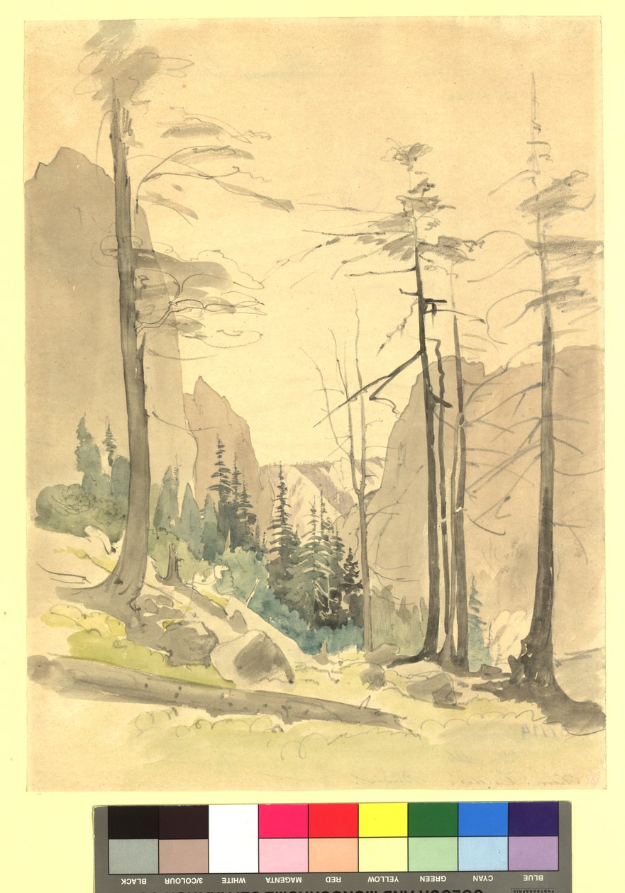 Krajobraz górski - studium autorstwa Thomas Ender