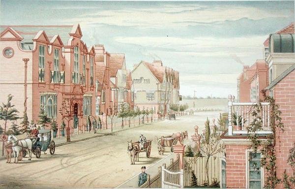 Bedford Park, Londyn autorstwa Thomas Erat Harrison