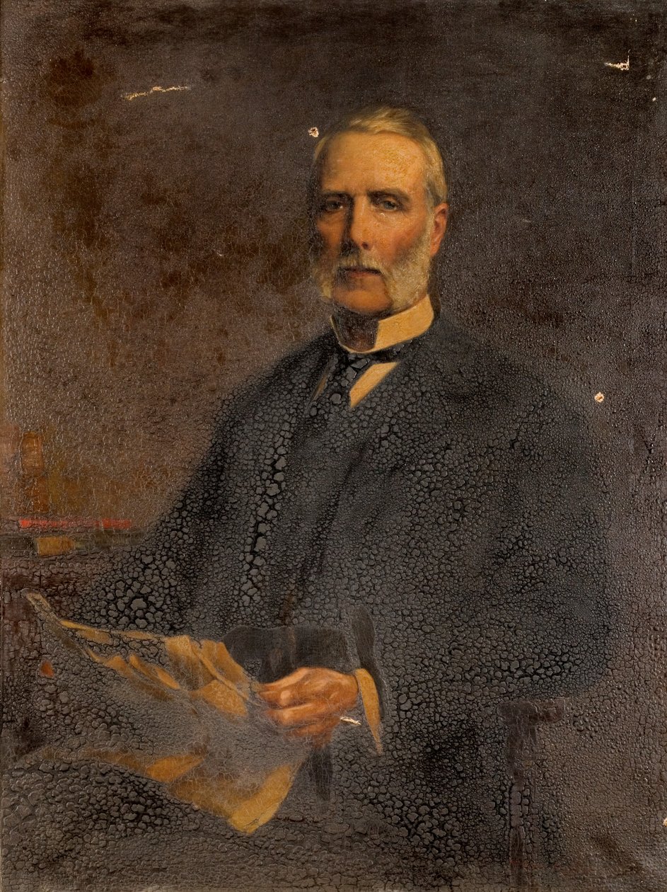Portret Johna Halla autorstwa Thomas Eyre Macklin