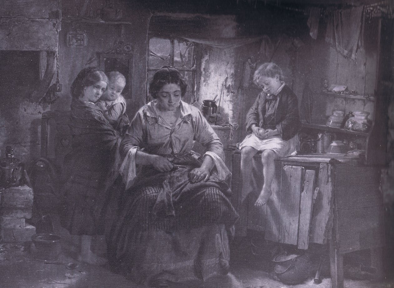 Jego jedyna para, Bibbys Annual, 1916-1917 autorstwa Thomas Faed