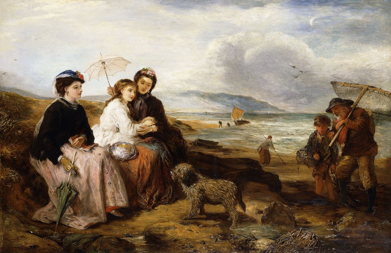 Nad morzem, 1877 autorstwa Thomas Falcon Marshall