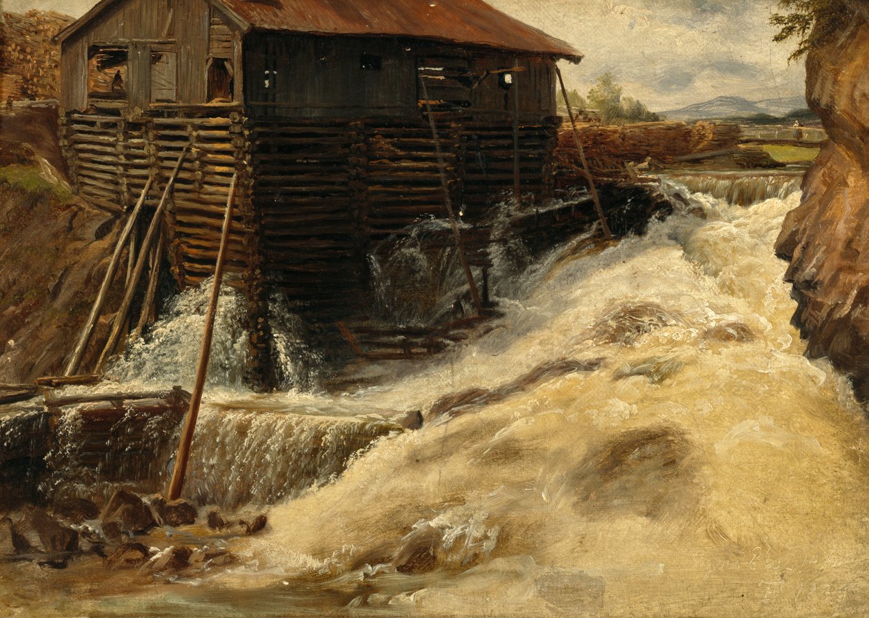 Rzeka Akers autorstwa Thomas Fearnley